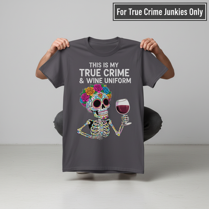 True Crime & Wine Uniform T-Shirt_dangle