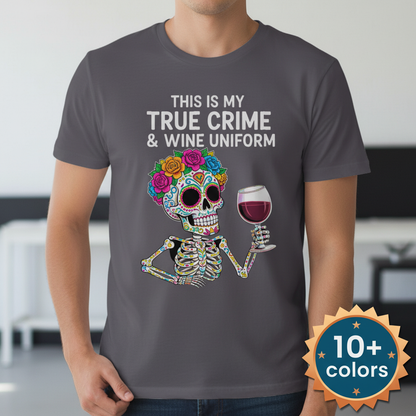 True Crime & Wine Uniform T-Shirt_badge