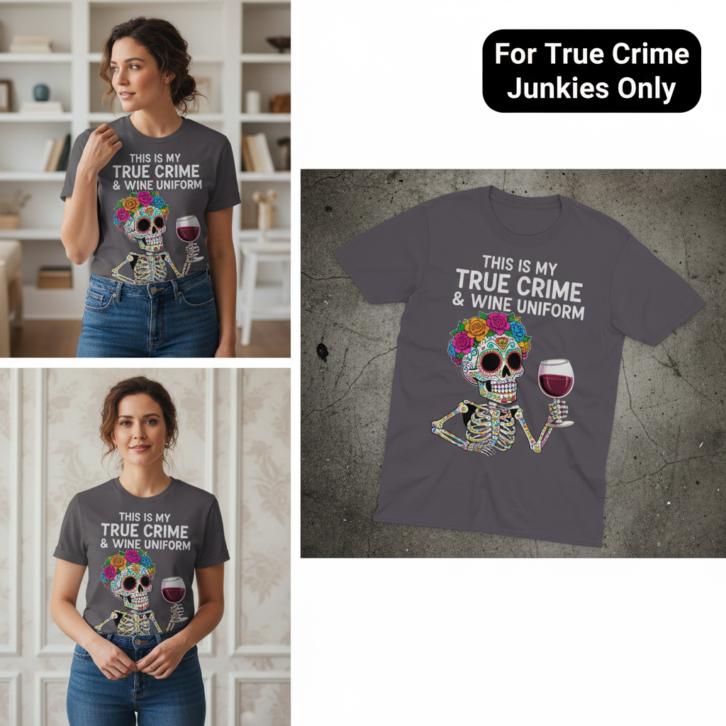 True Crime & Wine Uniform T-Shirt_3_panel