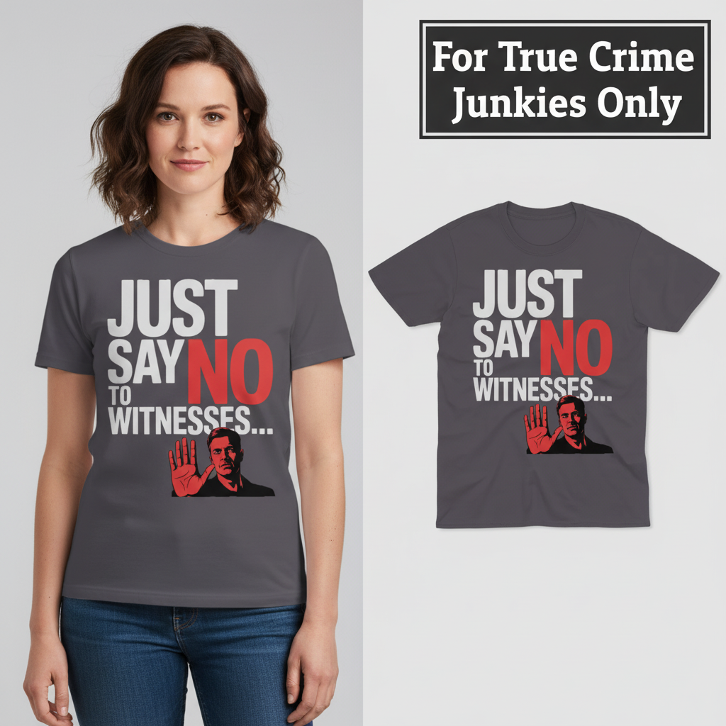 Just Say No T-Shirt_model_flat