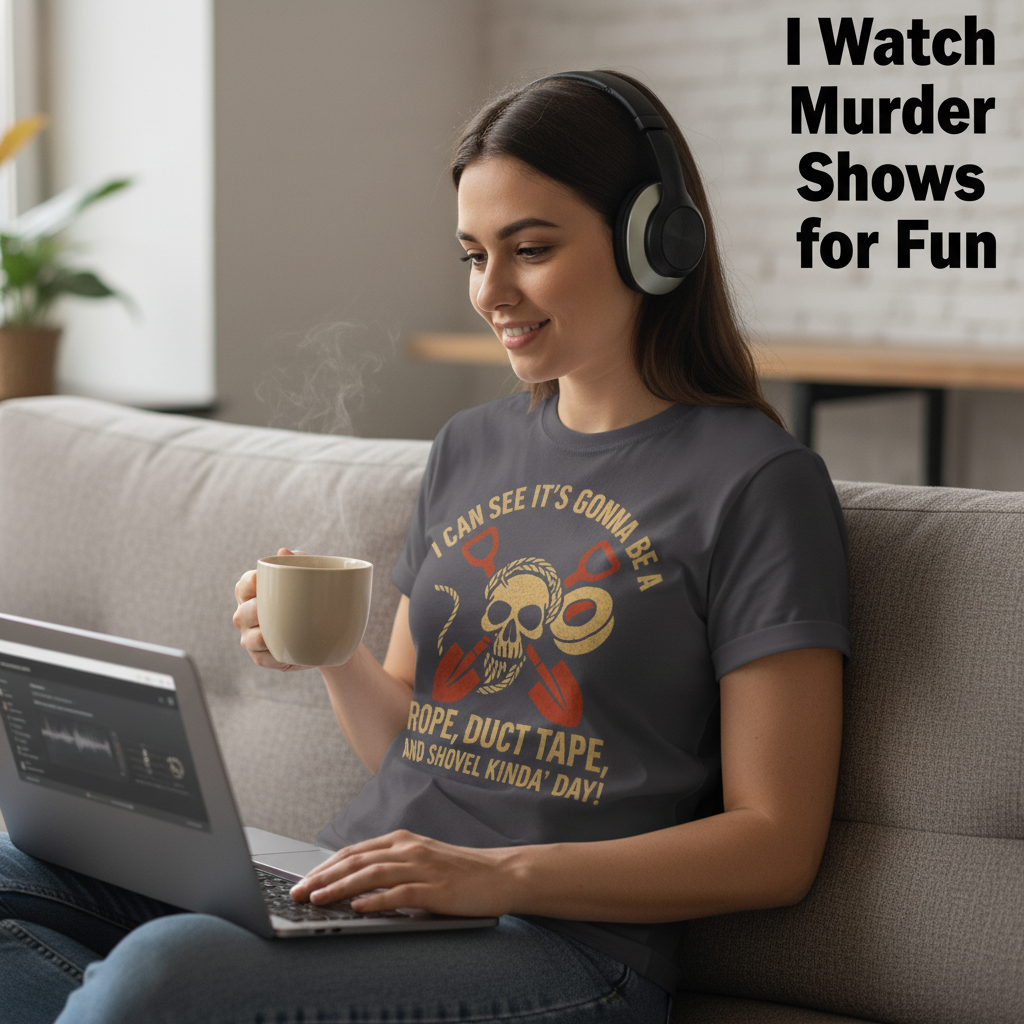 Rope, Duct Tape, and Shovel T-Shirt__use