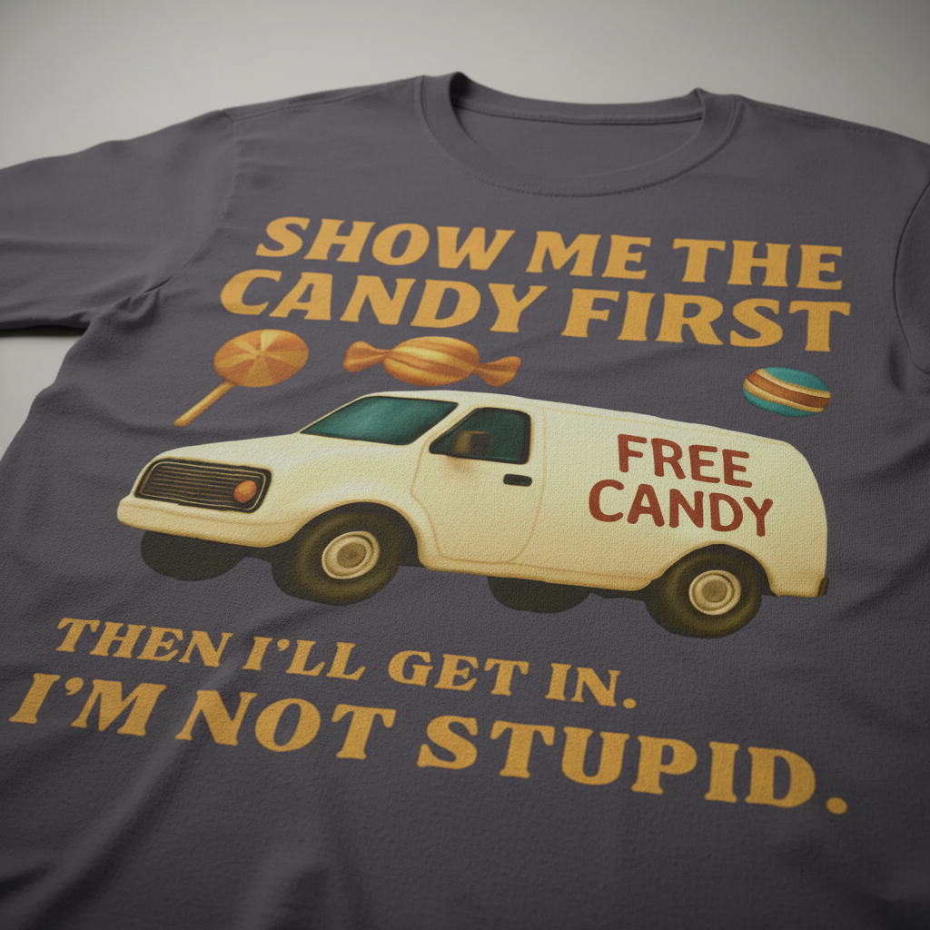 Show Me the Candy First T-Shirt__detail