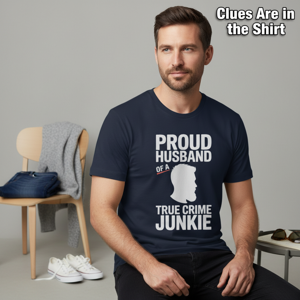 Proud Husband True Crime Junkie T-Shirt__pair