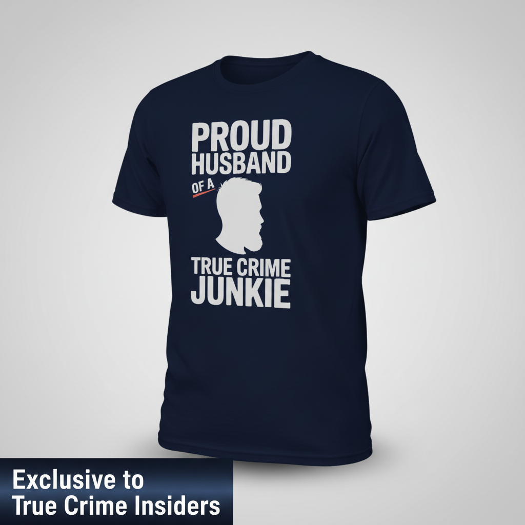 Proud Husband True Crime Junkie T-Shirt__space