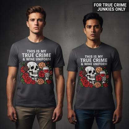 True Crime & Wine Uniform T-Shirt_stoic