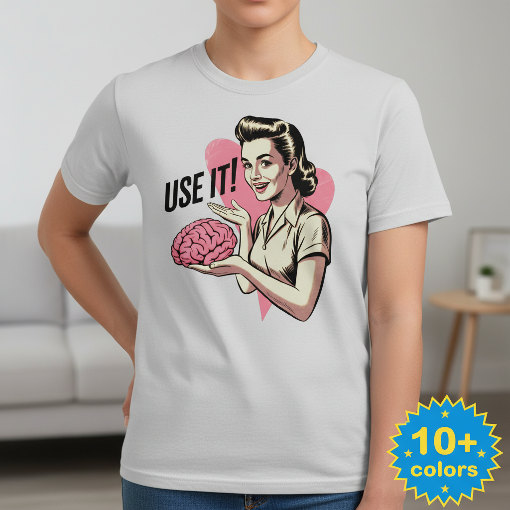 Use Your Brain T-Shirt_badge