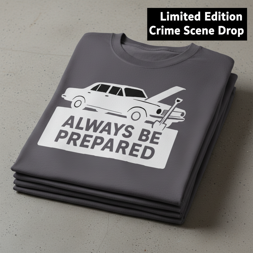 Always Be Prepared T-Shirt_stacked_flatlay