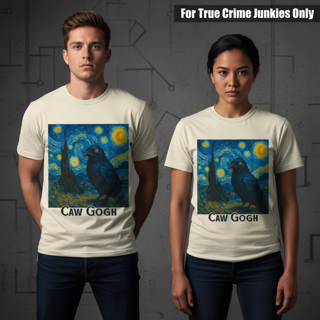 Caw Gogh T-Shirt_stoic