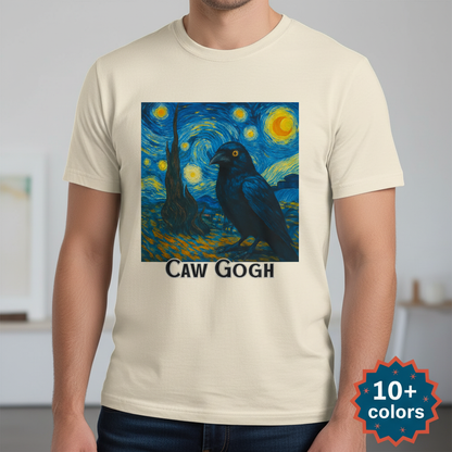 Caw Gogh T-Shirt_badge