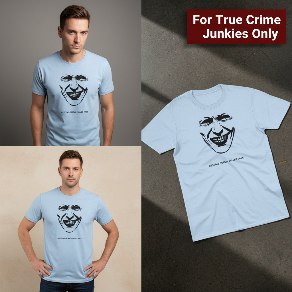 Resting Serial Killer Face T-Shirt_3_panel