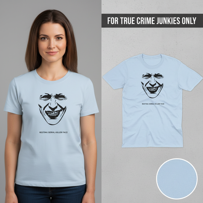Resting Serial Killer Face T-Shirt_model_flat