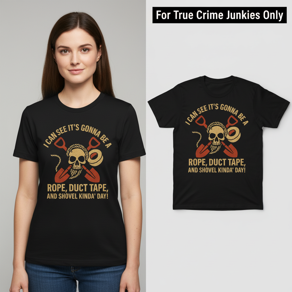 Rope, Duct Tape, and Shovel T-Shirt_model_flat