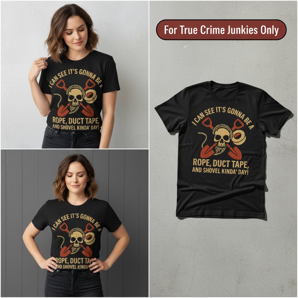 Rope, Duct Tape, and Shovel T-Shirt_3_panel