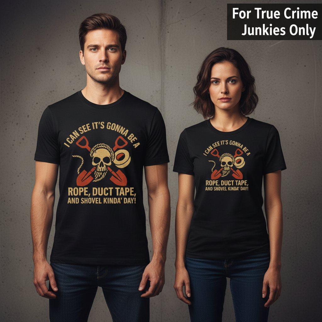 Rope, Duct Tape, and Shovel T-Shirt_stoic