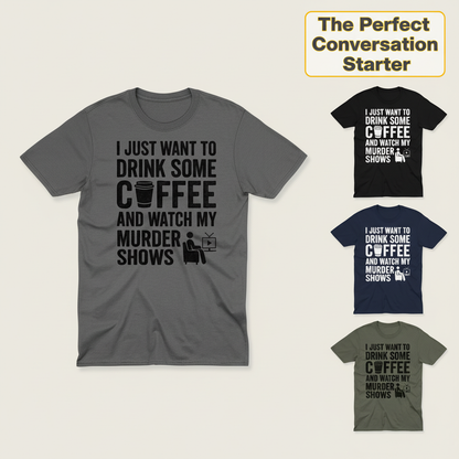 Coffee & Crime Shows T-Shirt_color_hero