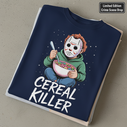 Cereal Killer T-Shirt_stacked_flatlay