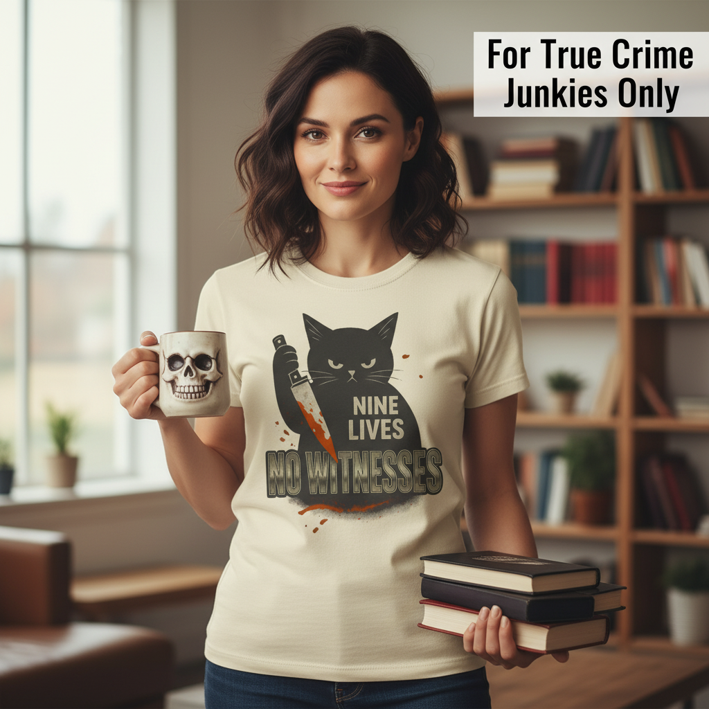 Nine Lives No Witnesses T-Shirt_prop_inteact