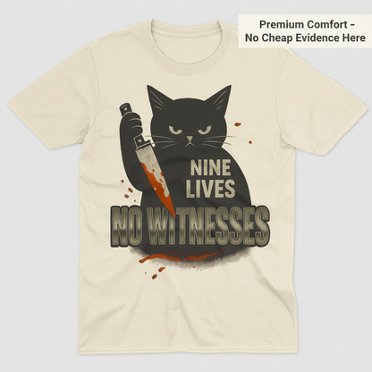 Nine Lives No Witnesses T-Shirt_clean