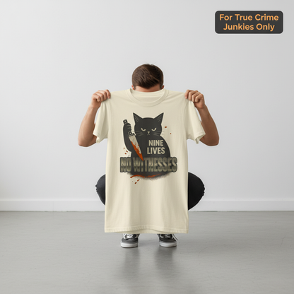 Nine Lives No Witnesses T-Shirt_dangle