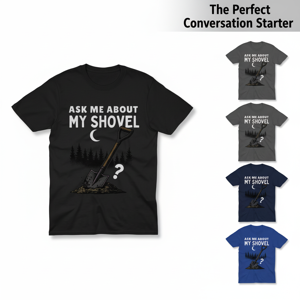 Ask Me About My Shovel T-Shirt_color_hero