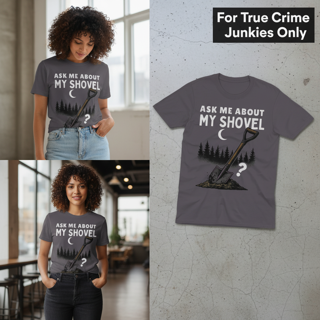 Ask Me About My Shovel T-Shirt_3_panel