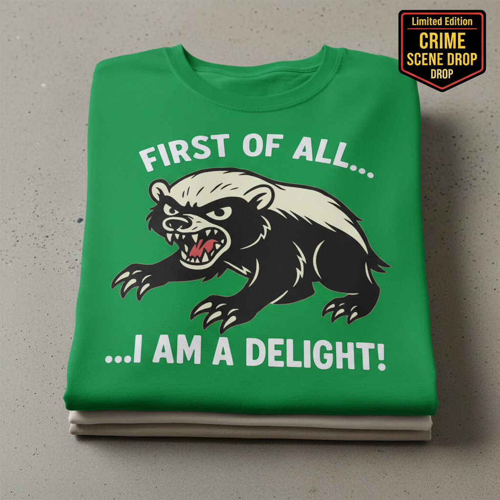 I Am a Delight T-Shirt_stacked_flatlay