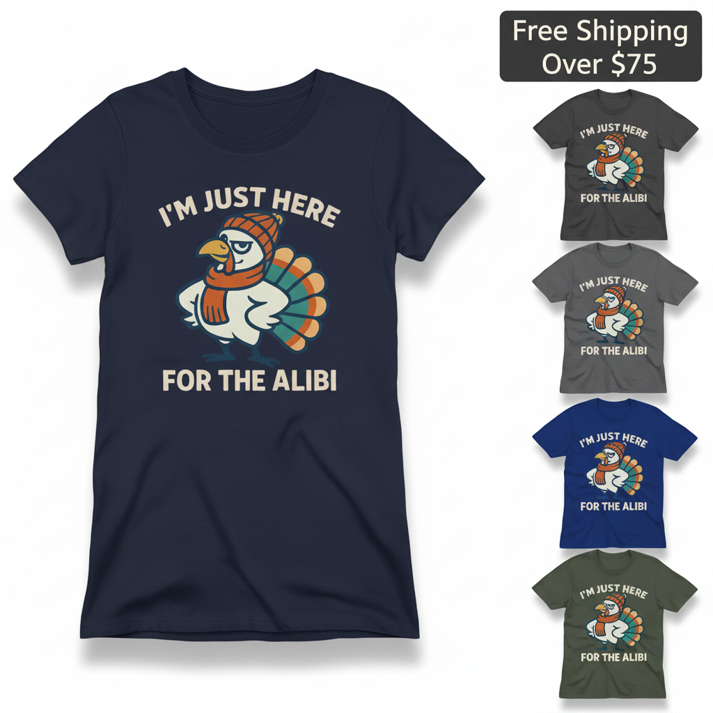 Here for the Alibi T-Shirt_color_hero