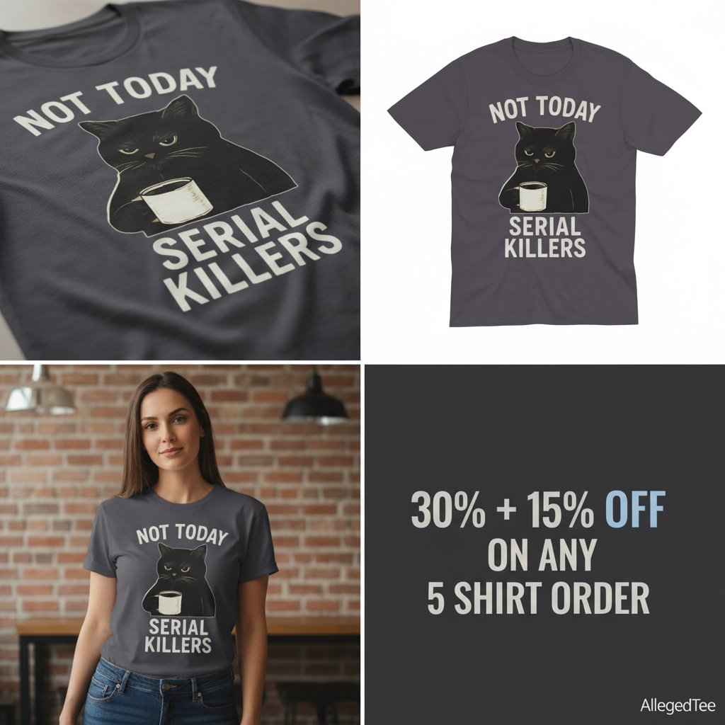 Not Today Serial Killers T-Shirt_4_panel