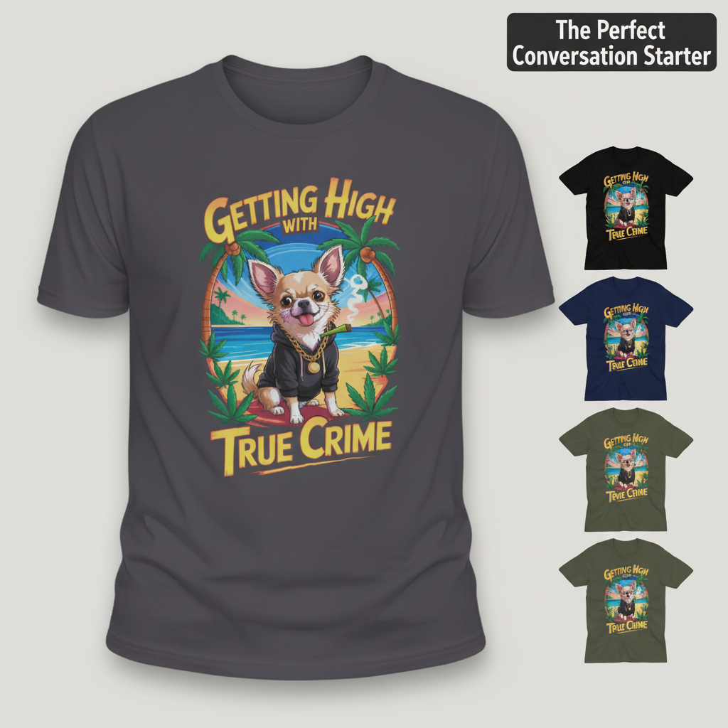 Getting High with True Crime T-Shirt_color_hero