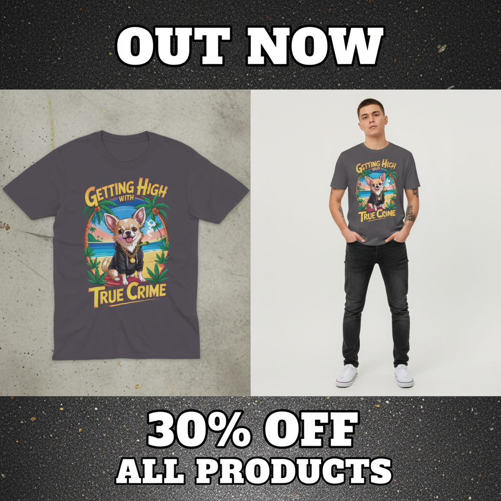 Getting High with True Crime T-Shirt_pet_companion