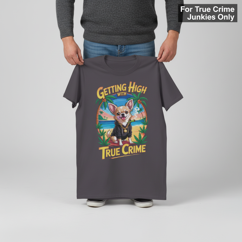 Getting High with True Crime T-Shirt_dangle