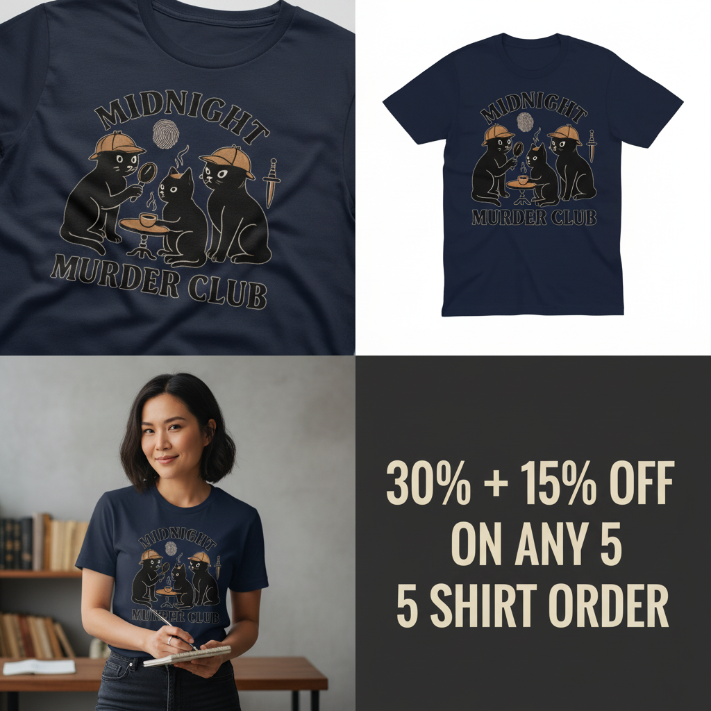 Midnight Murder Club T-Shirt_4_panel