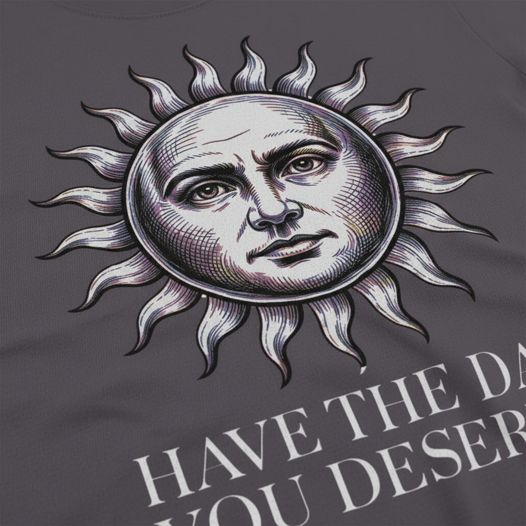 Have the Day You Deserve T-Shirt__detail