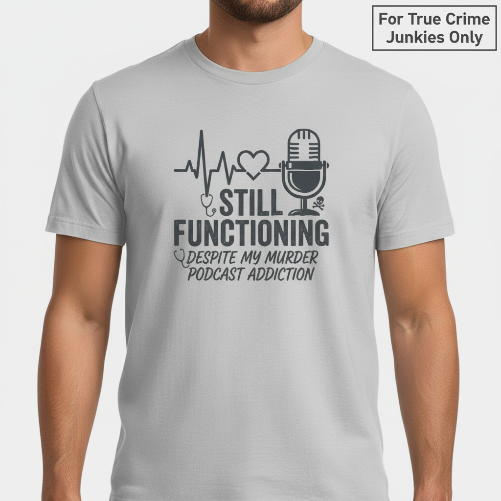 Still Functioning Murder Podcast T-Shirt__hero