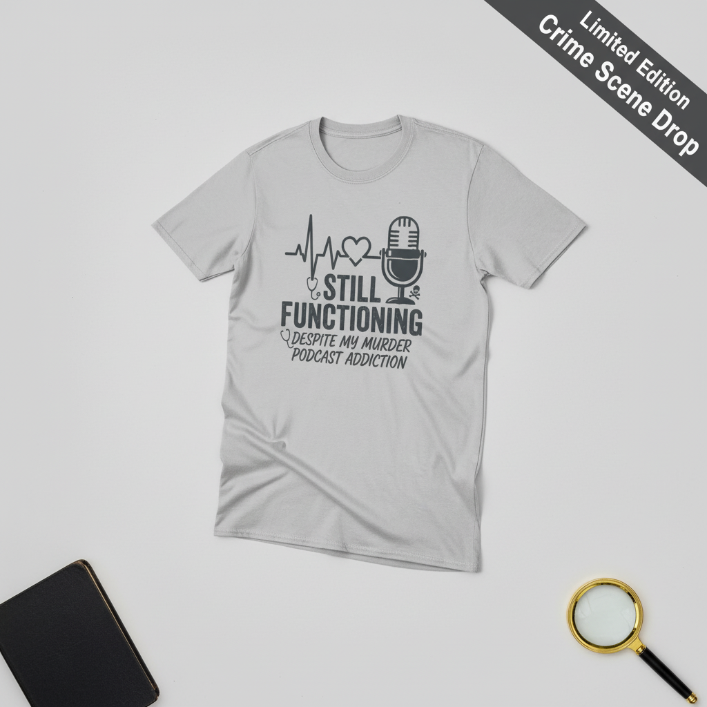 Still Functioning Murder Podcast T-Shirt__space