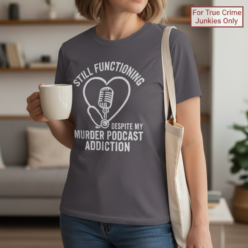 Murder Podcast Addiction T-Shirt__lifestyle