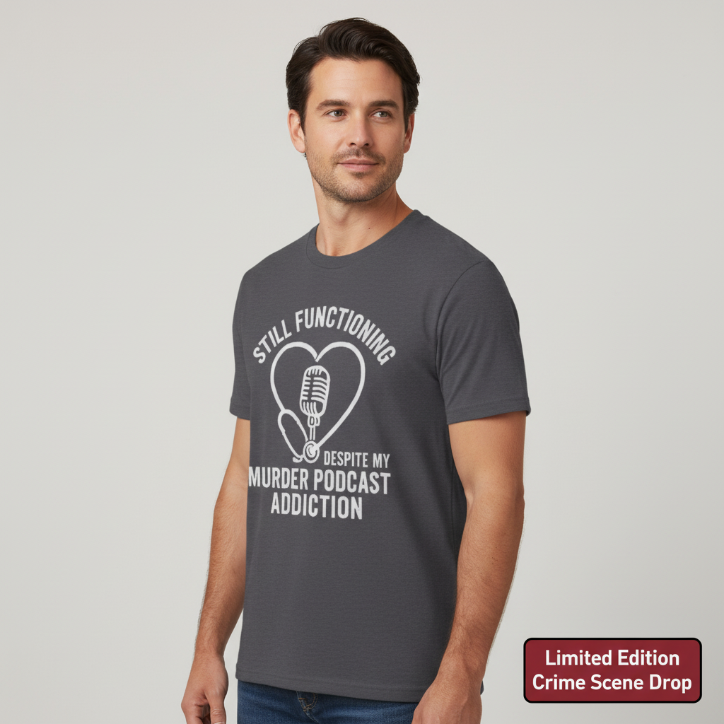 Murder Podcast Addiction T-Shirt__space