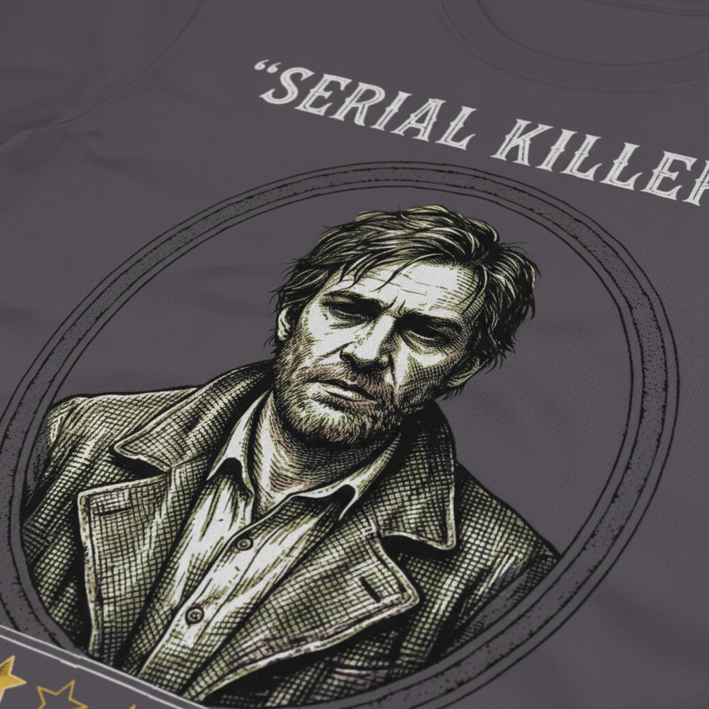One Star Serial Killer T-Shirt__detail