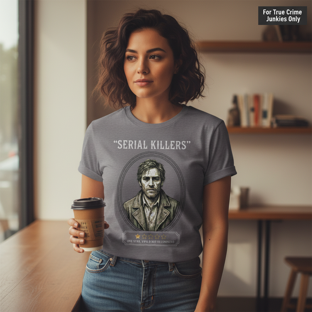 One Star Serial Killer T-Shirt__lifestyle