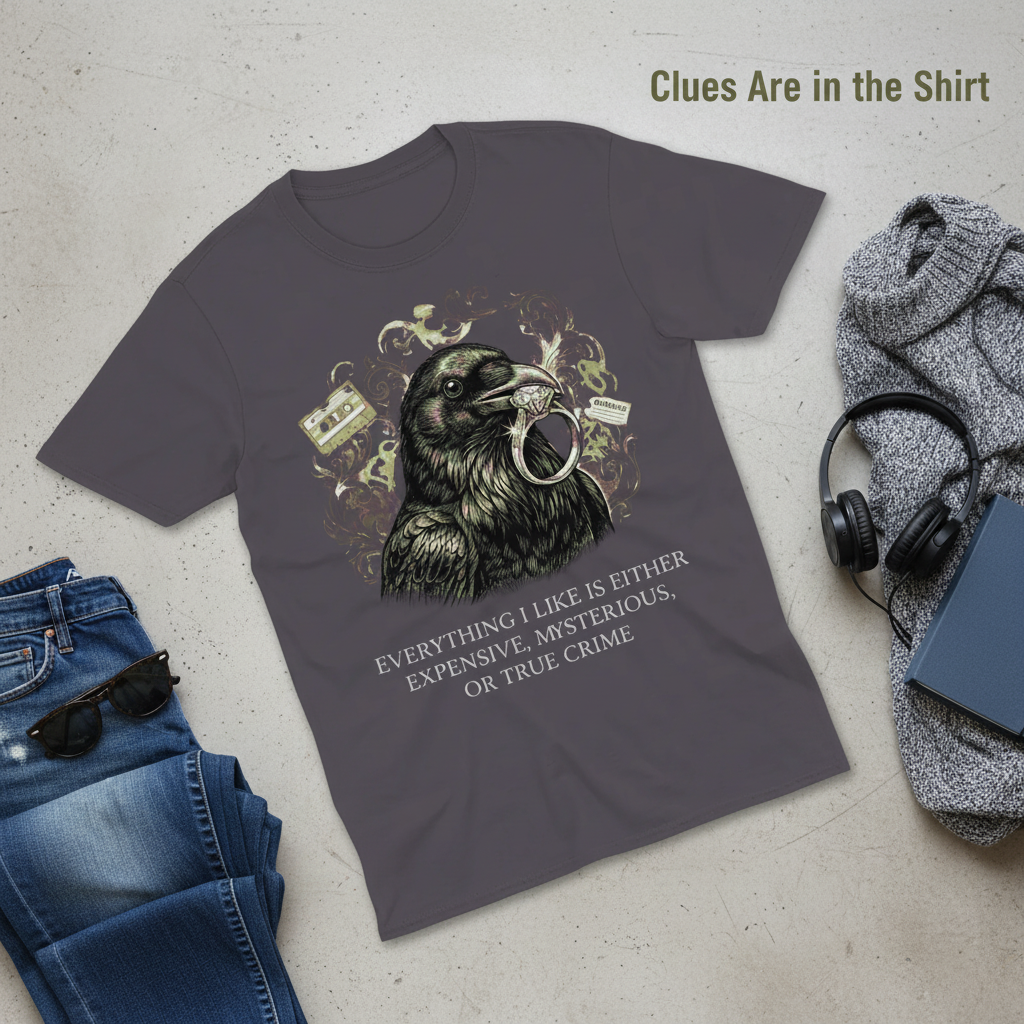 True Crime Raven T-Shirt__pair