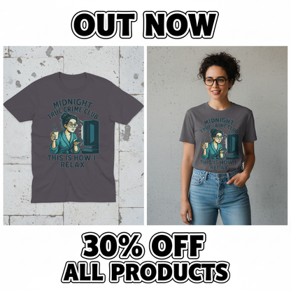 Midnight True Crime Club T-Shirt_pet_companion