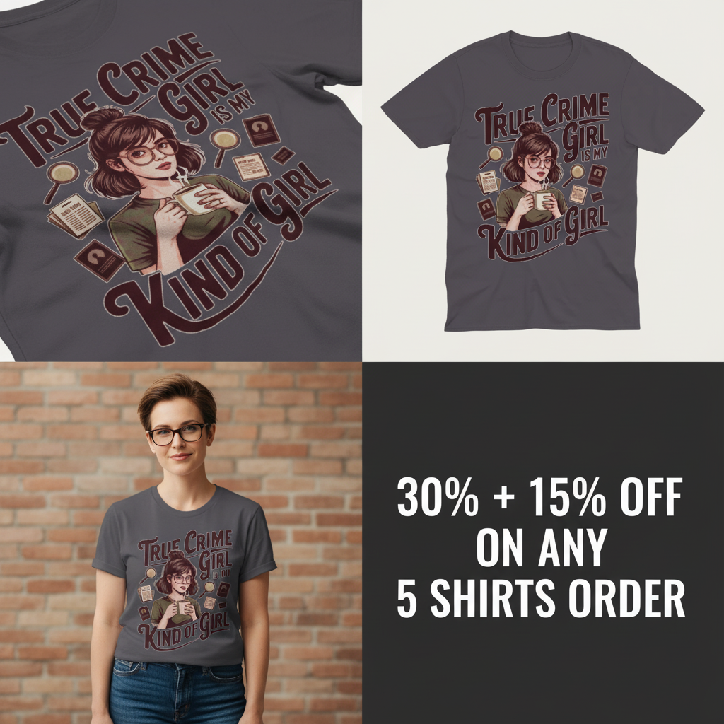 True Crime Girl T-Shirt_4_panel
