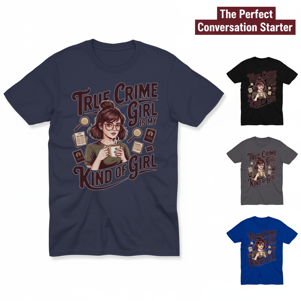 True Crime Girl T-Shirt_color_hero
