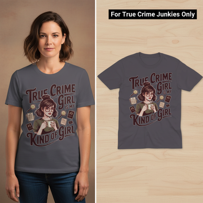 True Crime Girl T-Shirt_model_flat