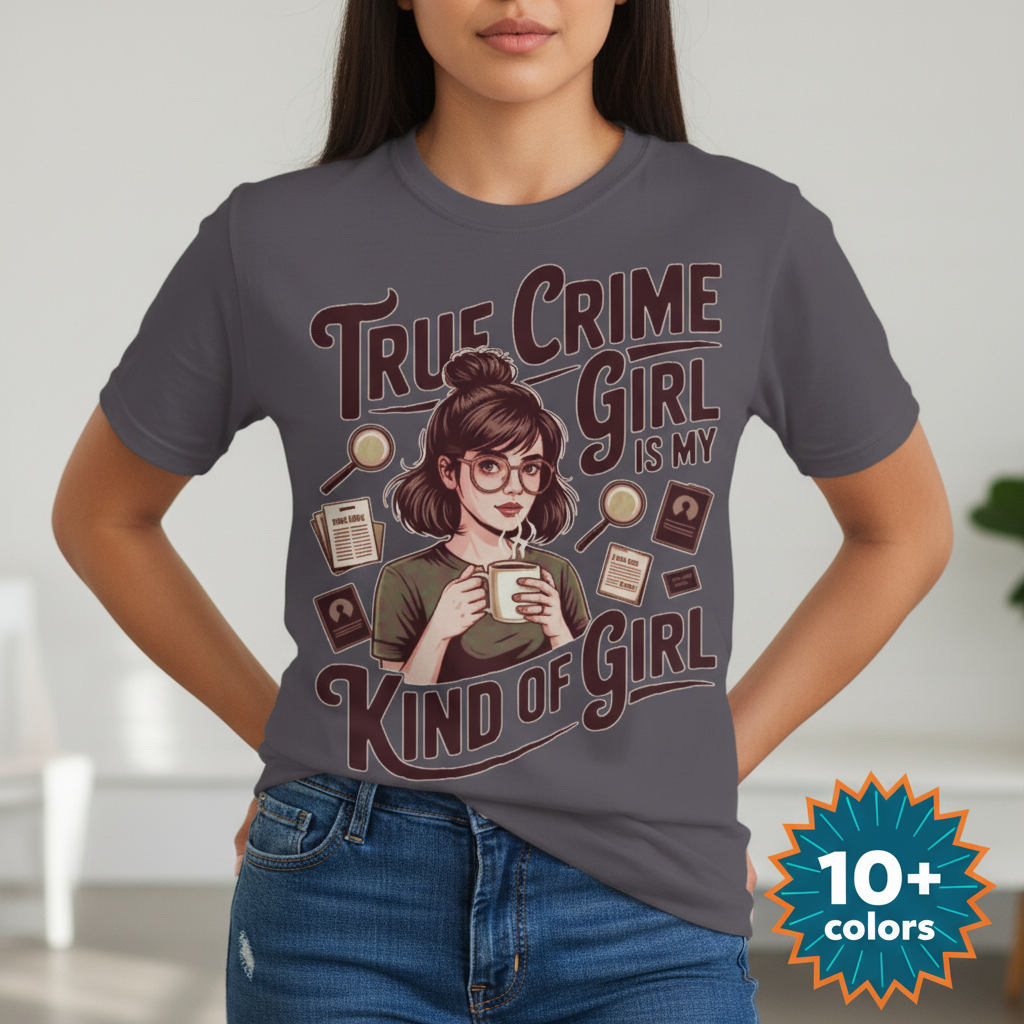True Crime Girl T-Shirt_badge