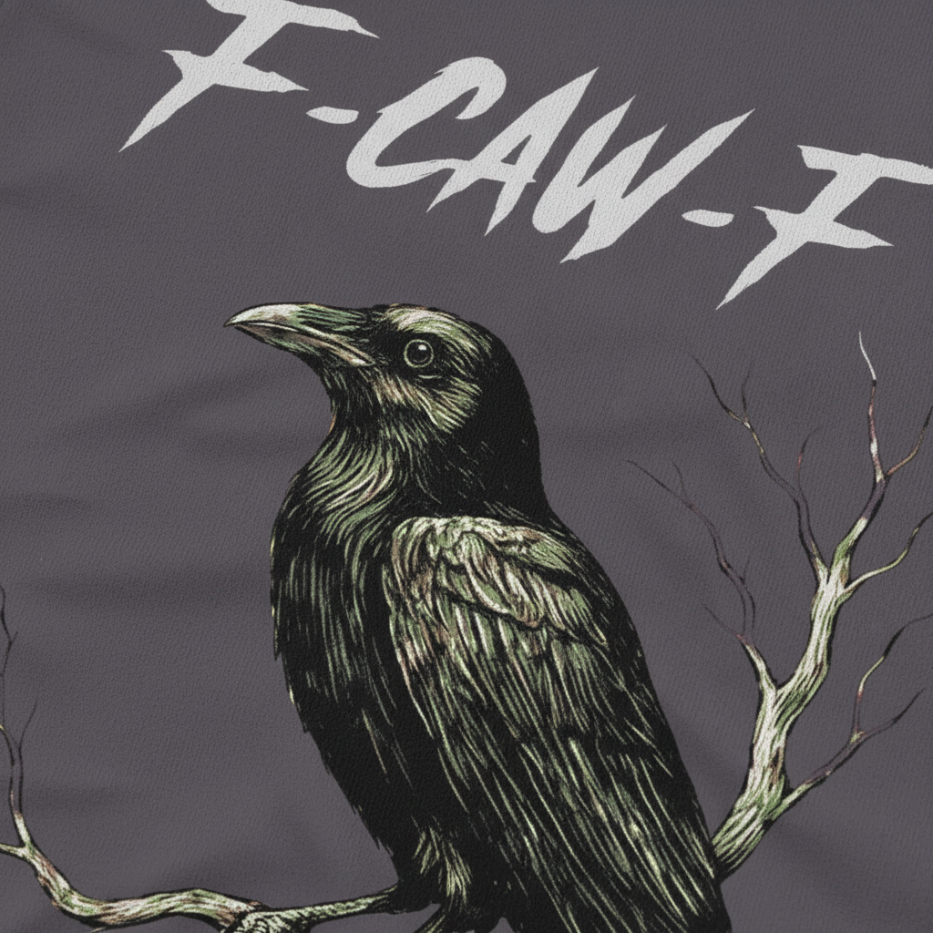 F-CAW-F Raven T-Shirt__detail