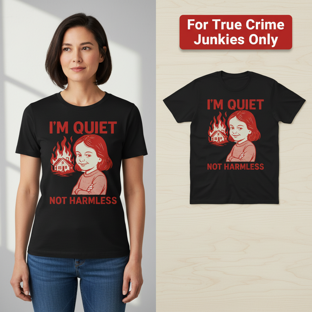 Quiet But Deadly T-Shirt_model_flat