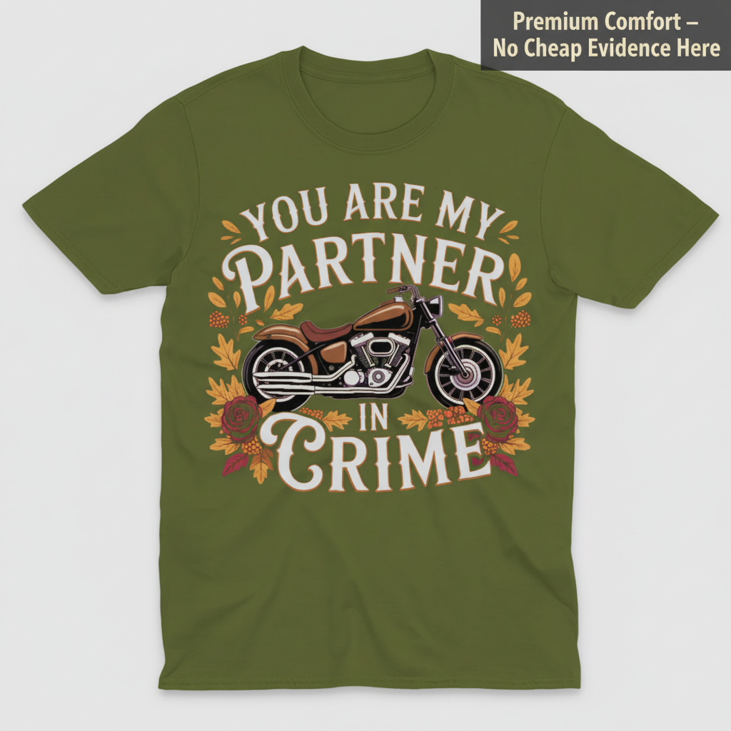 Partner in Crime Motorcycle T-Shirt_clean
