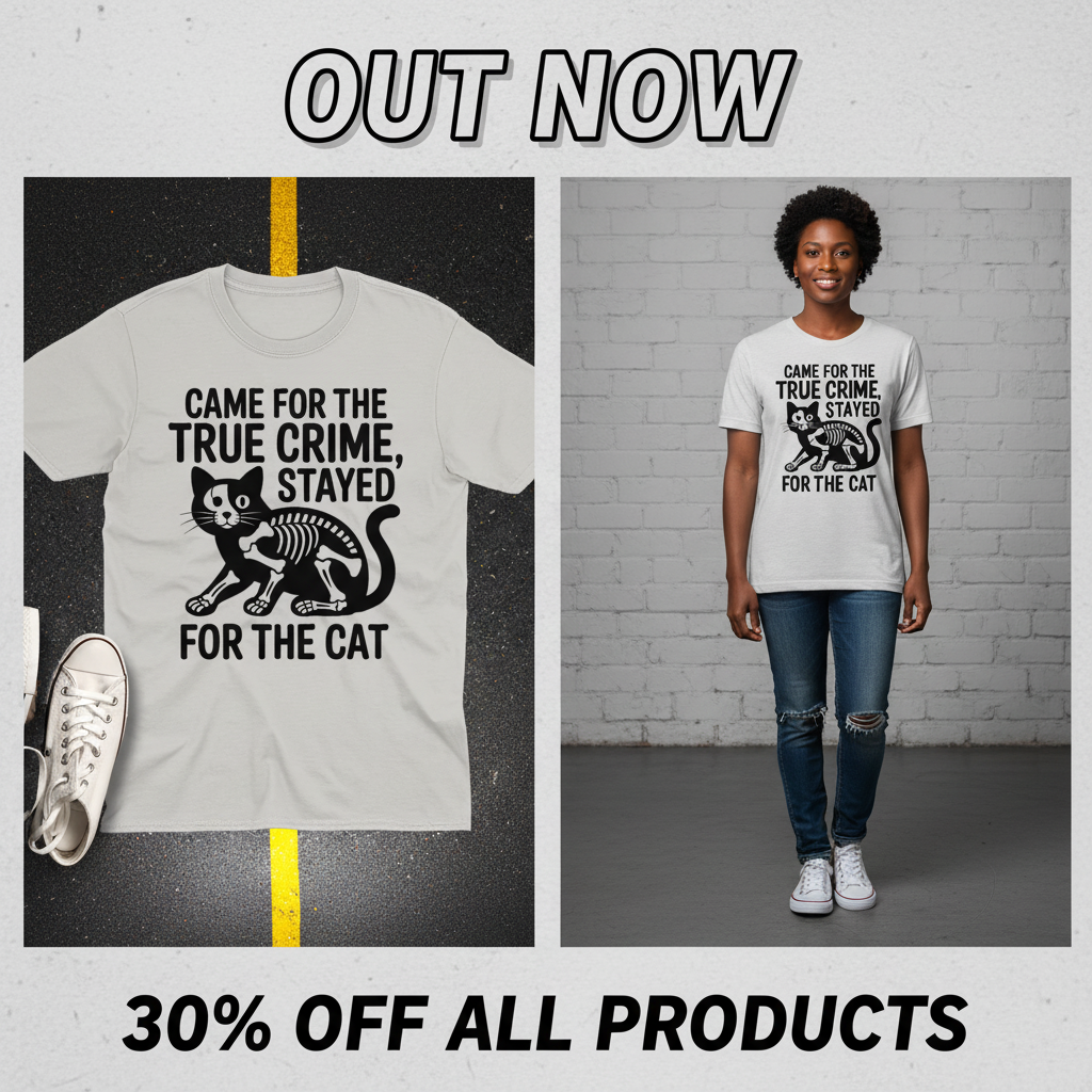 True Crime Cat Lover T-Shirt_pet_companion