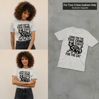 True Crime Cat Lover T-Shirt_3_panel